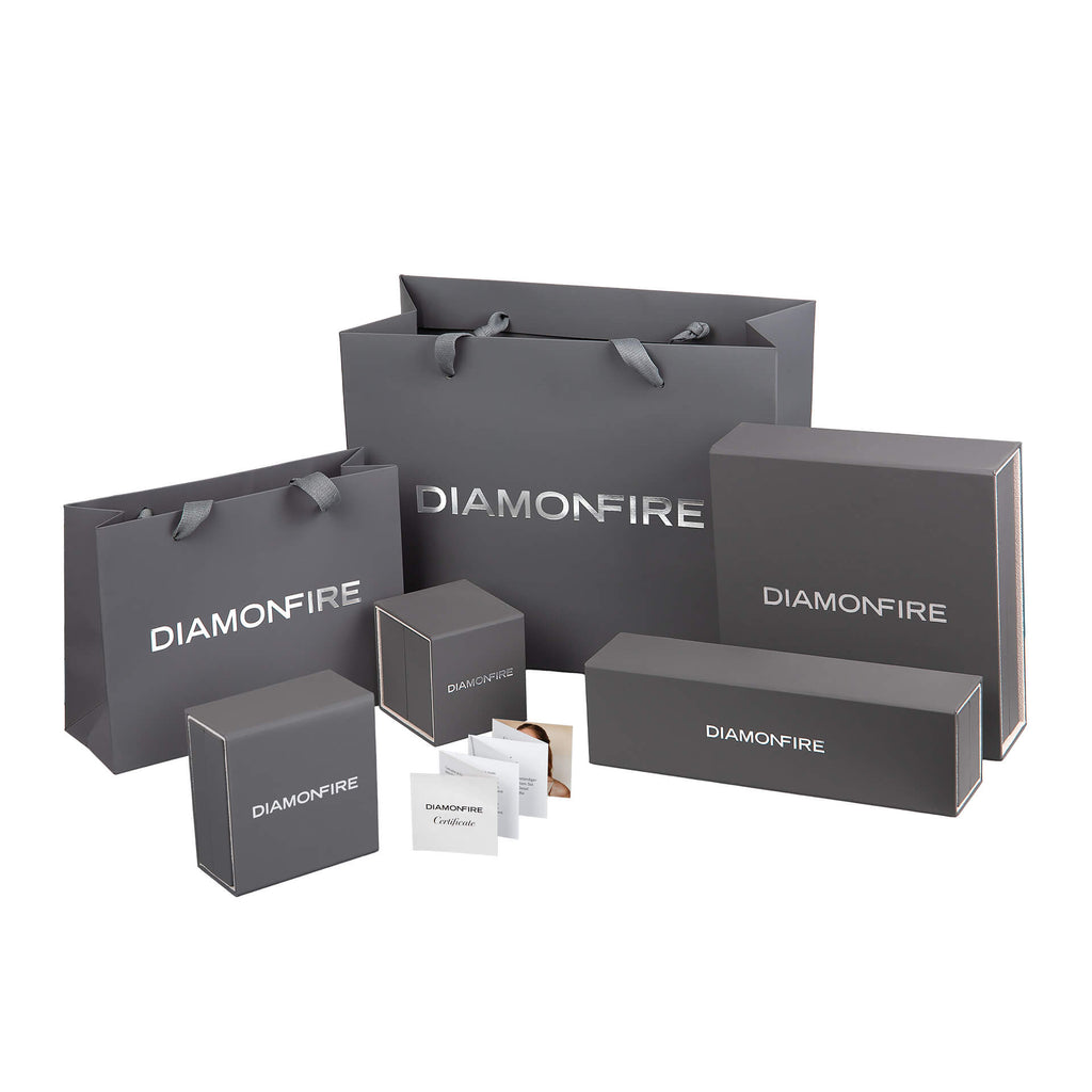 Diamonfire Four Claw Solitaire Necklace